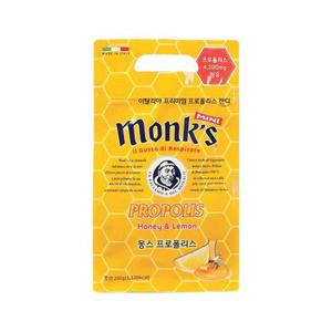monks 몽스 프로폴리스 허브 캔디 280g 이탈리아 프리미엄 민트 수제 목 캔디