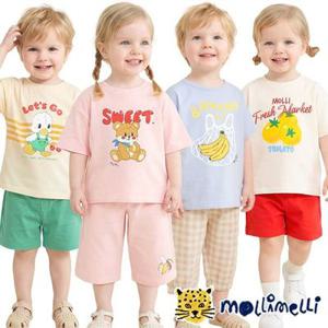 [몰리멜리] 유아 원마일웨어 상하복/실내복 균일가 109/119/139 택1