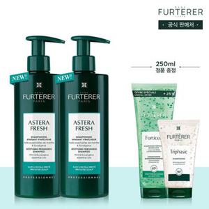 아스테라 프레쉬 진정&쿨링 샴푸 500ml 듀오(+정품샴푸증정)