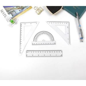 초등학교삼각자 미니 초등 학생 각도기 세트