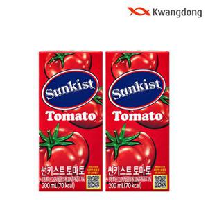 [광동직영] 썬키스트 토마토주스 200ml x 24팩