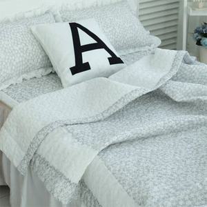 눈꽃 시어서커 여름이불+패드+베개커버 침구 세트 퀸 Q