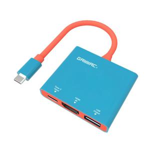 NS HDMI 컨버터 닌텐도 스위치 1 2 OLED 노트북 멀티기기 호환 네온컬러 / 몬스터헌터