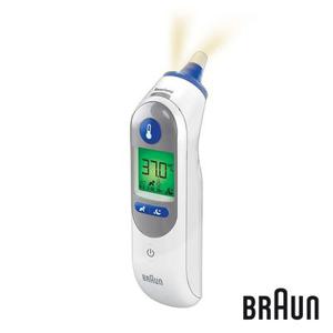 브라운체온계 귀체온계 야간모드 IRT-6525 신생아사용가능 필터21개+배터리 포함