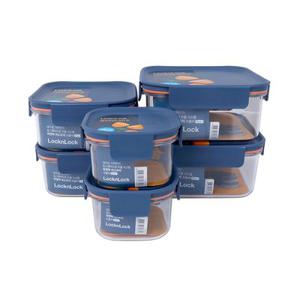 락앤락 모듈러 플러스 정사각 반찬통 6종세트 밀폐용기 찬통 세트