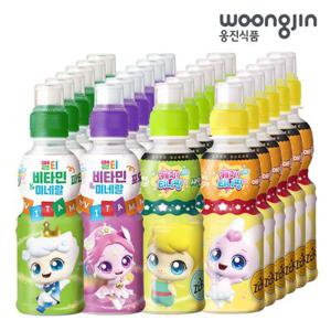 캐치티니핑 어린이음료 200ml x 24페트 (제로2종+신제품 비타2종 혼합/샤인머스캣/애플망고/유기농보리차 외)