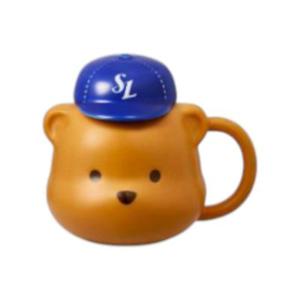 스타벅스 베어리스타 라이온즈 캡 머그 350ml KBO 콜라보 삼성라이온즈