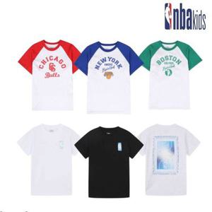 NBA키즈 그래픽 반팔티셔츠 6종택1(K252TS200P외5종)