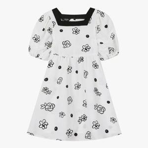 [셀덴] 배색 퍼프 원피스 EDOW24412_7358