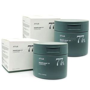 아누아 어성초 77 클리어 패드 70매x2개 토너패드