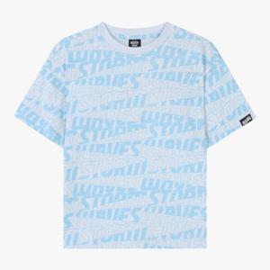 [인디고뱅크키즈] 슬럽 전판 나염 반팔티 IKRA24513_7358