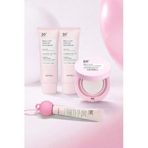 아트델리 톤업 선크림 50ml 2개 + 선쿠션 1개 + 사은품(선크림 15ml+키링)