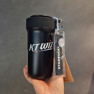 스타벅스 캔쿨러 텀블러 473ml KBO콜라보 KT위즈 이름 각인 가능