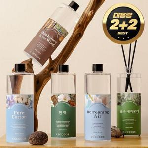 [2+2]코코도르 디퓨저 리필액 500ml 4개