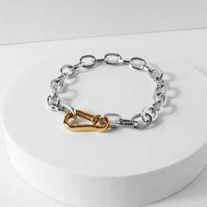 MX PET 피넛락 체인 목걸이 327P GOLD 강아지 중형견 대형견용