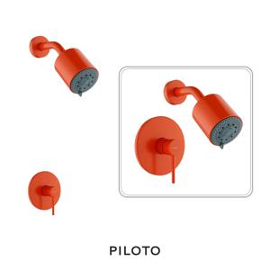 뽀또벽매립샤워1302 코랄 벽매립 샤워수전 컬러 수전