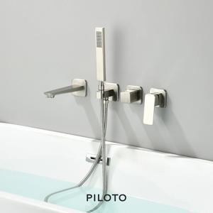 벨브라벽매립욕조1701 니켈 벽매립수전 샤워 수전