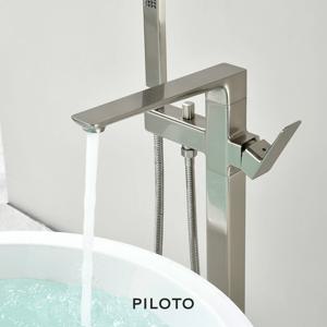 벨브라욕조스탠드701 니켈 스탠딩 수전 샤워 수전