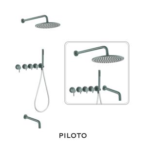 뚜뚜벽매립욕조해바라기1501 카키 샤워수전 욕실수전 컬러 수전