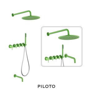 뚜뚜벽매립욕조해바라기1501 그린 샤워수전 욕실수전 컬러 수전