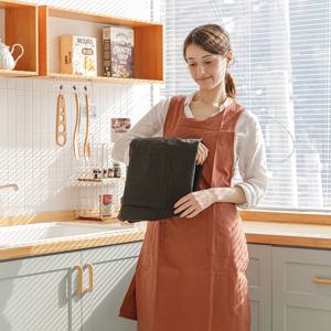 린넨 방수앞치마 2COLOR 프릴 바리스타 주방 예쁜
