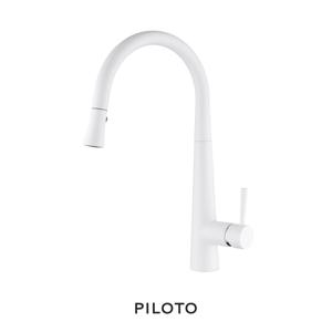 슈티에싱크103  화이트 수입 원홀 주방수전 (색상 6종)