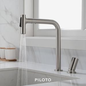 슈티에싱크1257 수입 투홀 주방수전  (색상 3종)