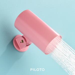 크롱벽매립샤워1302 마젠타 컬러 수전 벽매립 샤워수전