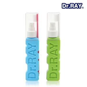 페일블루, 퓨어그린 치약칫솔 세트 x 2개  여행용 사무실양치 칫솔치약