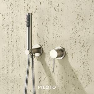 하프벽매립샤워1302 니켈 벽매립수전 샤워수전