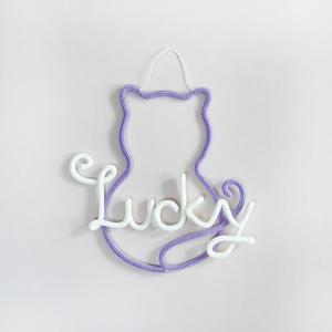 니트레터링 고양이, 아기선물, 출산선물, 아이방꾸미기 소품, 벽데코, 월행잉