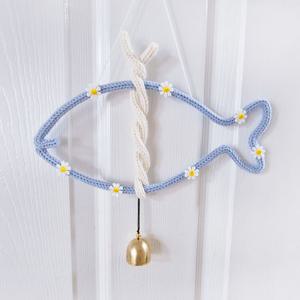 액막이 명태 도어벨, 니트레터링, 개업선물, 집들이 선물, 벽장식 소품