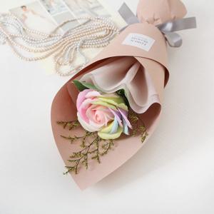 무지개 장미꽃다발, 무지개꽃 꽃다발, 비누장미꽃다발, 한송이꽃다발, 한송이 장미꽃