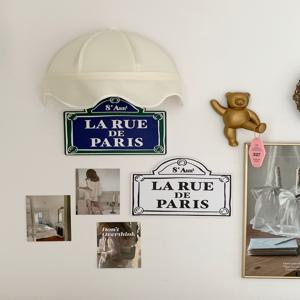 프랑스 주소판 파리 도어사인 포맥스 월행잉오브제 벽걸이 미니간판 문패 디자인문패 카페장식