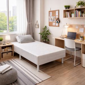 일체형 드림(DEREEM) 본넬 스프링 단면 매트리스침대 S / SS 기숙사전용