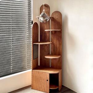 베베블 코너 캣타워 2colors (숨숨집/계단/스크레쳐/아크릴볼/장난감모빌)