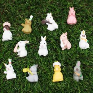 테라리움 미니어처 토끼 12종세트