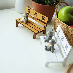 인테리어 미니어쳐 나무벤치