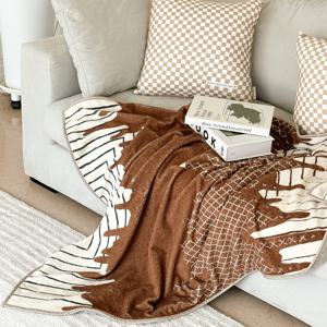 더모먼트 포그니 블랭킷 극세사 무릎 차박 양면 담요