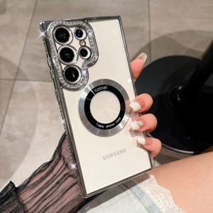 갤럭시 S26 울트라 플러스 컬러범퍼 큐빅 케이스 1170