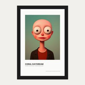 컬러풀 액자 아트프린트 레트로 인테리어포스터 복도그림 결혼선물