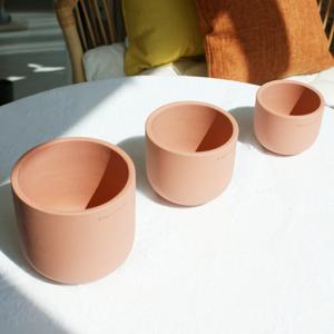 컬러 토분 2nd Edtion 국산수제토기 긴 소형 - 여주 사기 토분 원기둥