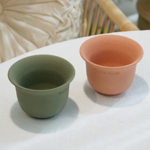 컬러 토분 2nd Edtion 국산수제토기 긴 소형 - 여주 사기 토분 벨 팟