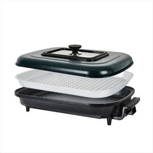 전기그릴 가정용 사각 그릴 잔치팬 가정용 대형 찜기 DWP-840M