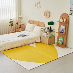 앱스트랙트_옐로우 모던 거실러그 카페트 2size