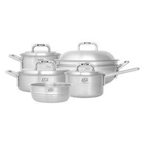 316Ti스텐 통5중 샤프 5종세트(편수16,양수20,전골24,찜기20,파티웍28)