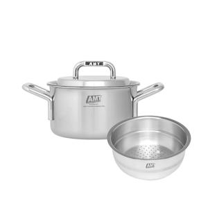 316Ti스텐 통5중 샤프 2종세트(양수냄비20+찜기20)