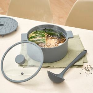저당밥까지 가능한 올인원 멀티 실리콘 냄비 20cm 그레이