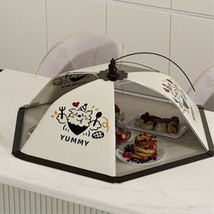 강아지 요리사 캐릭터 접이식 밥상 덮개 밥상보