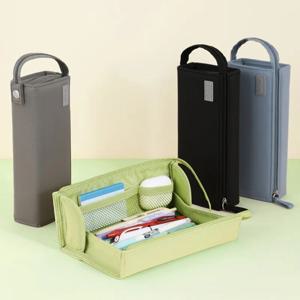 고쿠요 넓게 열리는 캠퍼스 트레이 펜케이스 대용량 다용도 멀티 필통 (4colors)